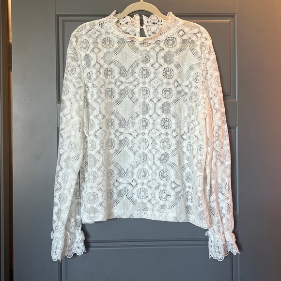 Sheer lace blouse - Picture 1 of 5